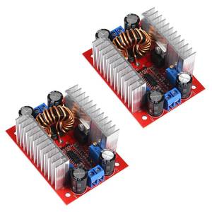 lot 2874 image: XIITIA 2pcs DC 400W 15A Step-up Boost Converter Constant Current Power Supply LED Driver DC8.5V-50V to DC10V-60V Voltage Charger Step Up Module for Electric Equipment - Retail $12