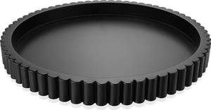 lot 2947 image: Handmade 12in Decorative Tray for Coffee Table Tray Decor, Black Wooden Decorative Round Tray for Kitchen, Living Room, Home Decor - Retail $22