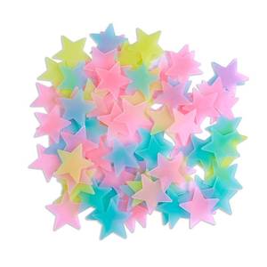 lot 2962 image: AM AMAONM 100pcs Glow in The Dark Luminous Stars Fluorescent Noctilucent Plastic Stars Wall Stickers Glowing Stars Decals for Home Art Decor Nursery Ceiling Kids Babys Bedroom Room Multicolor - Retail $8