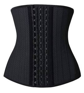 lot 2964 image: YIANNA Waist Trainer for Weight Loss-Women Cincher Slimmer Latex Corset Underbust Body Shaper, Size XL (Black) - Retail $32