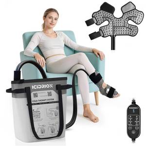 lot 15 image: Programmable Ice Machine for Ankle After Surgery wFoot-Specific Pad - Retail $113