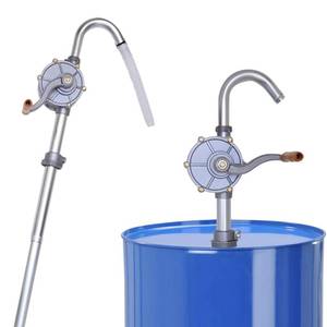 lot 23 image: LYCARESUN 15 to 55 Gallon Drum Pump, Upgraded All-Aluminum Oil Transfer Barrel Pump, Hand Fuel Pumps for Diesel, Kerosene, Hydraulic Fluid - Retail $40