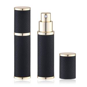lot 60 image: Fusupak Travel Perfume Bottle Refillable, 10ml Leather Cologne Atomizer 1 - Retail $10