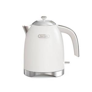 lot 73 image: Hazel Quinn Electric Kettle 1.7 Liers(57oz) Stainless Steel, Pearl White - Retail $50