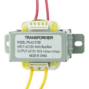 lot 74 image: 120V to 12V AC Step Down Transformer 10VA Single Phase AC Power Converter for Audio Lighting and General Electronics - Retail $5,462