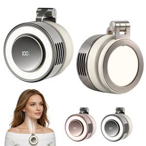 lot 92 image: 2026 New Portable Silent Mini Bladeless Electric Fan Clip On,5 Speeds Clip-On Fans For Shirt,Small Clips Fanmini Whirlwind Fans For Waist Clips Suitable For Outdoor & Travel & Office,Gift (Silvery) - Retail $13
