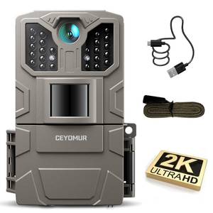 lot 159 image: CEYOMUR Trail Camera, 36MP HD Trail Cam with Night Vision Motion Activated - Retail $25