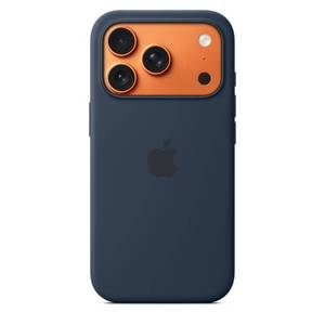 lot 176 image: Small Damage See Photos Apple iPhone 17 Pro Silicone Case with MagSafe and Camera Control Lightweight Phone Case, Wireless Charging Compatible, Smooth Matte Finis, Midnight - Retail $40