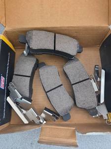 lot 179 image: QUALITY-BUILT Premium Ceramic Rear Brake Pads wHardware BP1100C - Retail $36