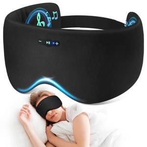 lot 188 image: Sleep Headphones Bluetooth 6.0 Sleep Mask for Side Sleepers, 20H Playtime - Retail $15