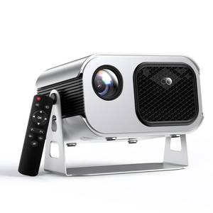 lot 198 image: 100% Offset & Short Throw 4K Support Projector with WiFi 6 and Bluetooth 5.2, Antmap Outdoor Movie Projector with 12W Immersive Speaker, Home Theater Proyector Compatible with PhoneTV StickPCPS5 - Retail $84