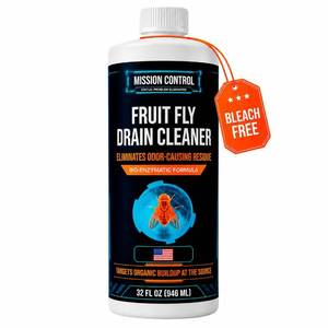 lot 204 image: Mission Control 32 oz Bio-Enzymatic Fruit Fly Drain Cleaner - Retail $16