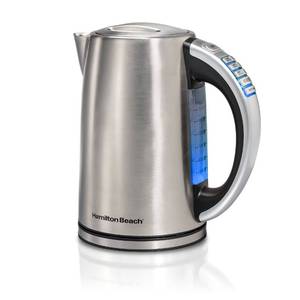 lot 210 image: Hamilton Beach 1.7 Liter Electric Tea Kettle, Water Boiler & Heater - Retail $58