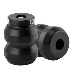 lot 249 image: maXpeedingrods Enhanced Suspension System Rear Kit for Dodge Ram 1500 2WD 4WD 2009-2025 Qaud & Crew Cab Rubber Helper Spring Kit - Retail $60