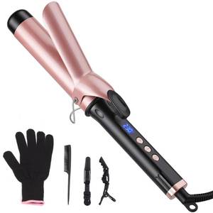 lot 3001 image: YEGUBEGU Curling Iron 1 12 Inch Large Ceramic Barrel for Long Hair - Retail $25