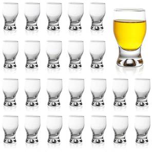 lot 3004 image: QUAFFER Shot Glass Set of 23�� Elegant Clear Shot Glasses 2 oz �� Classic Whisky Vodka Tequila Sherry Brandy Cordial Mini Snifters Glasses - Perfect for Parties, Bars, Events, Home Bar - Retail $40