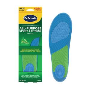 lot 18558 image: Dr. Scholl��s Sport Insoles Arch Support Inserts for Women, Shoe Inserts - Retail $15