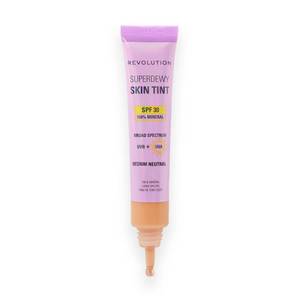 lot 18566 image: Revolution Superdewy SPF 30 Skin Tint, Medium Neutral - Retail $17
