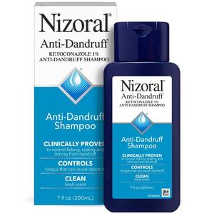 lot 18594 image: Nizoral Anti-Dandruff Shampoo with 1% Ketoconazole, Fresh Scent, 7 Fl Oz - Retail $17