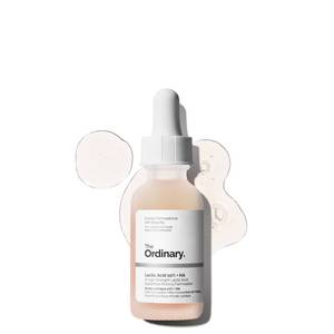 lot 18597 image: The Ordinary Lactic Acid 10%  Hyaluronic Acid 2%, High-Strength Exfoliating Serum for Smoother, Brighter Skin, 1 Fl Oz - Retail $8