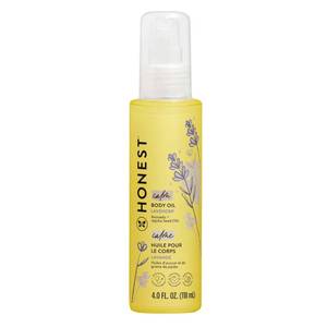 lot 18635 image: The Honest Company Body Oil, Hypoallergenic, Lavender Infused, 4.0 fl oz - Retail $10