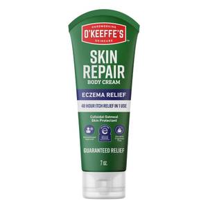 lot 18695 image: O��Keeffe��s Skin Repair Eczema Relief Body Cream, 7oz Tube (Pack of 1) - Retail $17