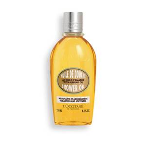 lot 18697 image: LOCCITANE Cleansing & Softening Almond Shower Oil. 8.40 fl oz - Retail $29
