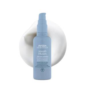 lot 18777 image: Aveda Smooth Infusion Style-Prep Smoother  Leave-In Anti-Frizz Serum  72-Hour Frizz Defense & Control  Heat Protectant  98% Naturally Derived, 3.4 Fl Oz - Retail $36