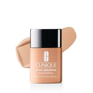 lot 18779 image: Clinique Acne Solutions Liquid Foundation Makeup With Salicylic Acid For Dry Combination to Oily Skin Types  Medium Coverage, Natural Matte Finish, Cream Chamois, 1.0 Fl Oz - Retail $39