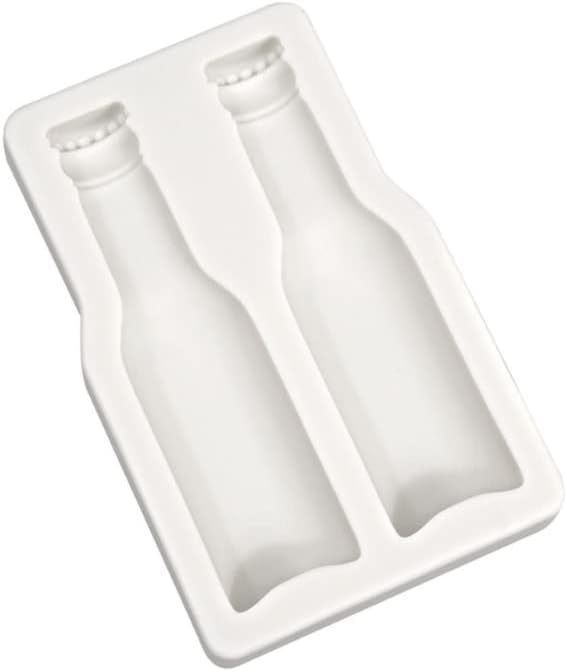 lot 67976 image: Beer Bottle Silicone Mold Chocolate Fondant Mould Cake Decorating Baking Tool Small Resin Ornaments Mold Nonstick dessert mold for baking silicone tools
