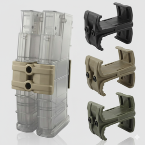 lot 66705 image: NEW Magazine Dual Magazine Holder Mag Connector 5.56 NATO .223 TAN