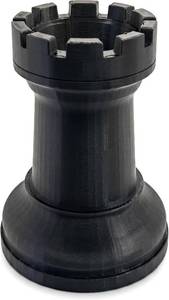 lot 446739 image: NEW Chess Rook Pen Holder Desktop Organizer Castle Tower Office Decor Black