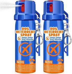 lot 66730 image: 2pack 2-Pack Dog Deterrent Spray, Citronella Repellent for Dogs 70ml (2.37Oz) Each, Humane Dog Deterrent Spray, Citronella Spray Dogs to Deter Animals & Outdoor Use  Ideal for Walking & Jogging