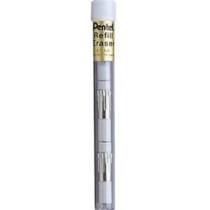 lot 66777 image: Pentel Refill Erasers White 12Pack (Z2-1N) 399683