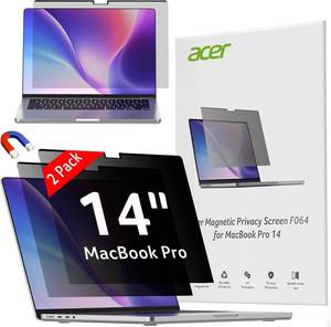 lot 66855 image: Acer 2 Pack Laptop Privacy Screen for MacBook Pro 14 Inch (2021-2024 M1, M2, M3, M4), Eye Protection Anti SpyGlare Blue Light Computer Monitor Privacy Filter, Dual-sided Magnetic & Removable