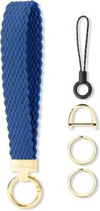 lot 66863 image: 7 L � 0.87 W � 0.4 D WEESMILE Keychain Wristlet, Stretchy Key Chain for Car Keys with Key Rings