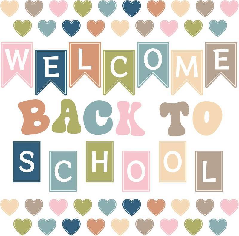 lot 69735 image: 3.61 x 3.94 AIGIMU Boho Welcome Back to School Bulletin Board Decor, 38 Writable Stars
