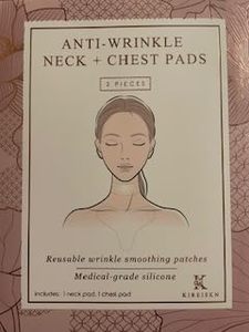lot 96995 image: NEW Anti-Wrinkle Neck and Chest Pads, Reusable Wrinkle Smoothing Patches, Medical-Grade Silicone, 2 Pieces