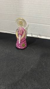lot 1014 image: Murano Millefiori glass angel figurine 4 inches tall