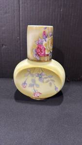 lot 1070 image: Nippon hand painted porcelain bedside water carafe and tumbler