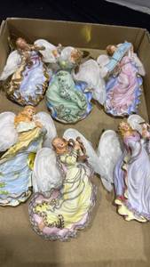 lot 1102 image: Bradford exchange Celestial angels ornament collection