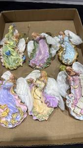 lot 1103 image: Bradford exchange Celestial angels ornament collection