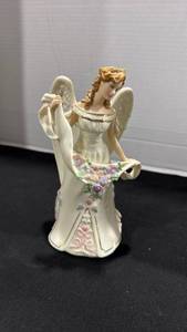 lot 1111 image: Lenox spirit of love porcelain angel figurine 8 inches tall with COA