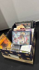 lot 1158 image: Picture frames, photo albums with decortive box