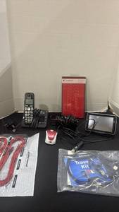 lot 1222 image: Logitech portable keyboard for iPad, chargers, Garmin with accessories and more
