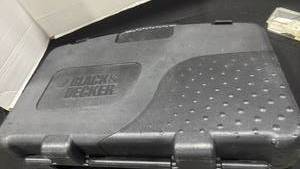 lot 1241 image: Black and Decker tool set with case not complete set for case