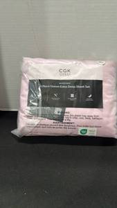 lot 1301 image: CGK 4 piece queen extra deep sheet set new in package
