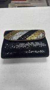 lot 1617 image: Jessica Stevens metal mesh envelope clutch