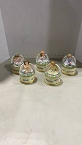 lot 2036 image: Music box collection, Heavens Little Guardians, one broken music box plays