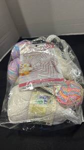 lot 2216 image: Yarn with instructions for blanket
